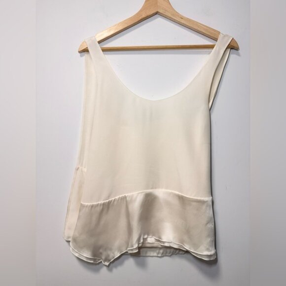 3.1 PHILLIP LIM Asymmetrical Silk Tank Top size 4 - Picture 5 of 10